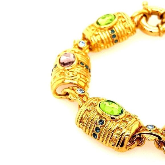 Gold Colored Stone Bracelet  - Picture 4 of 8